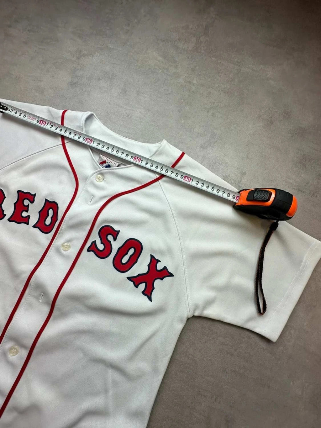 Maillot Vintage MLB Boston Red Sox Jason Varitek #33 – Majestic