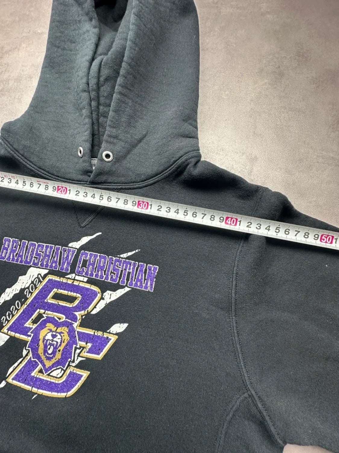 Sweat Russell Athletic Vintage Bradshaw Christian Noir