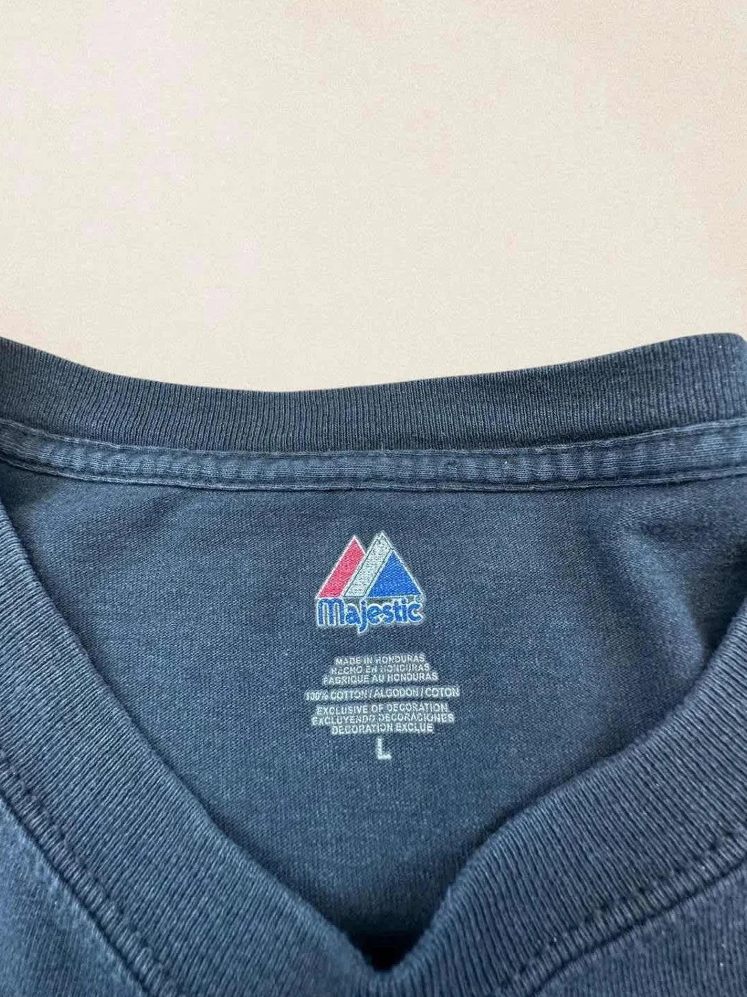 Tee-shirt MLB Vintage Toronto Blue Jays Noir Flocage Dos