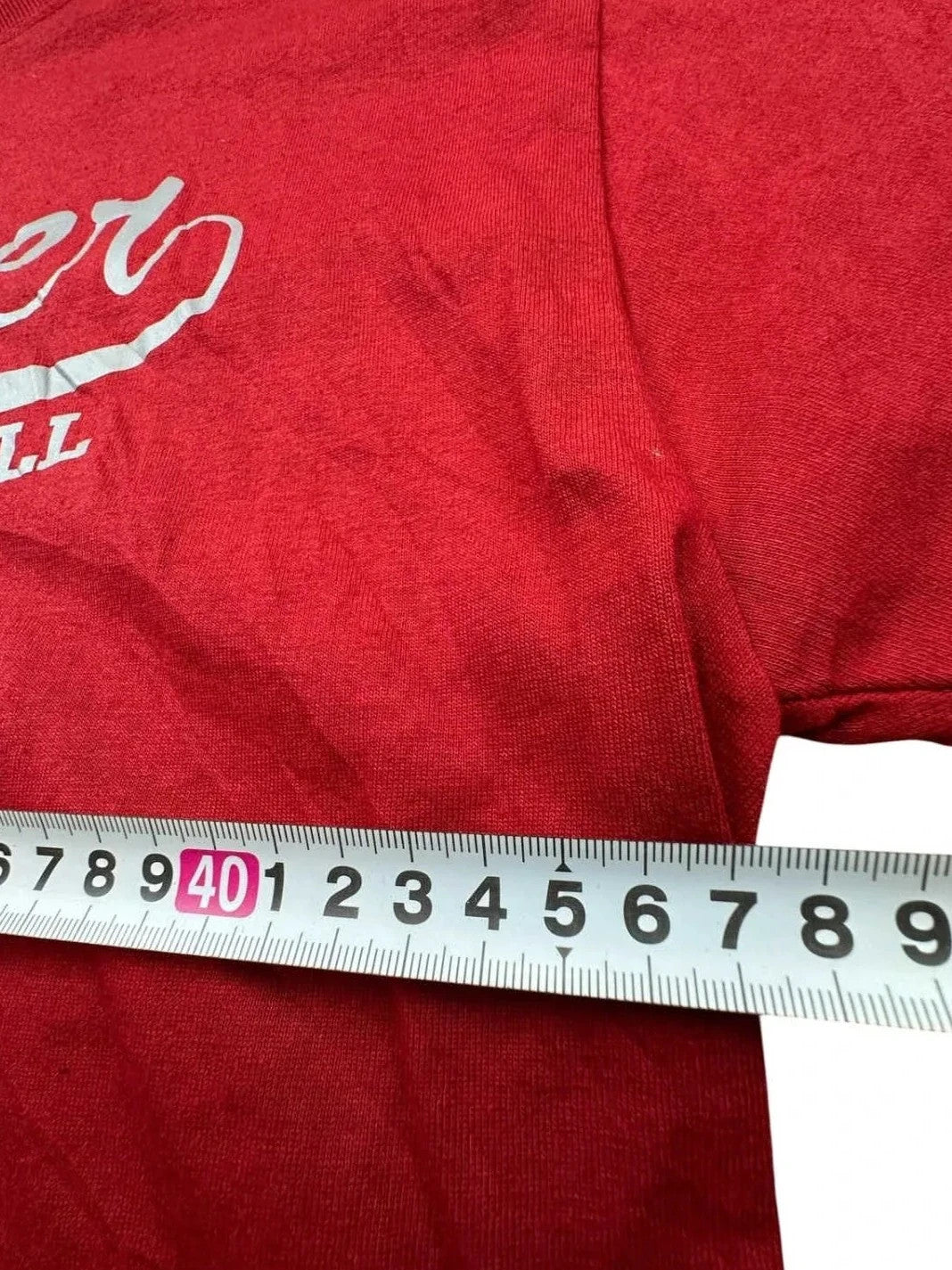 Tee Shirt Vintage Harber Baseball Rouge – Graphic Tee
