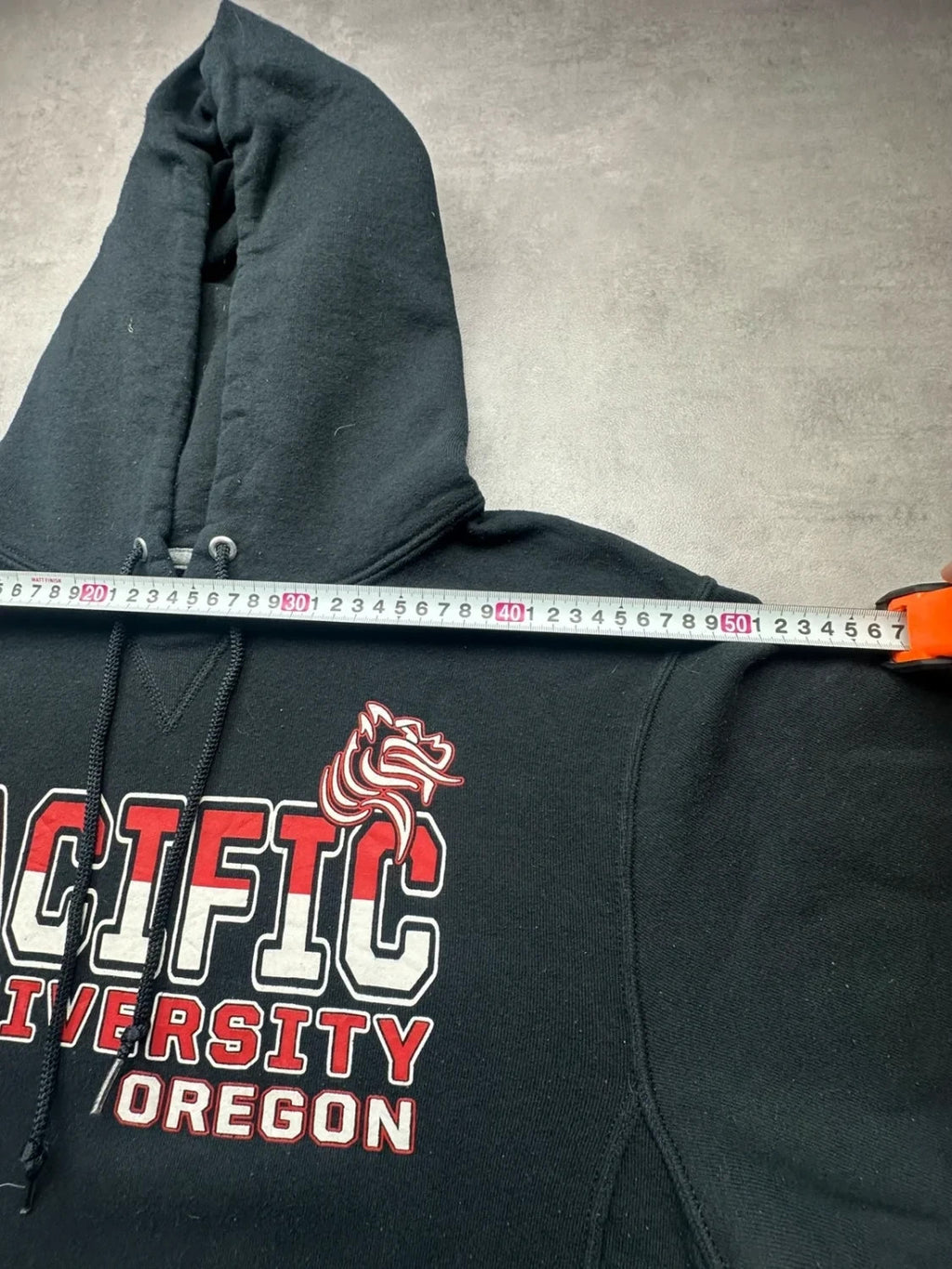 Sweat Vintage Russell Athletic Pacific University Oregon – Noir