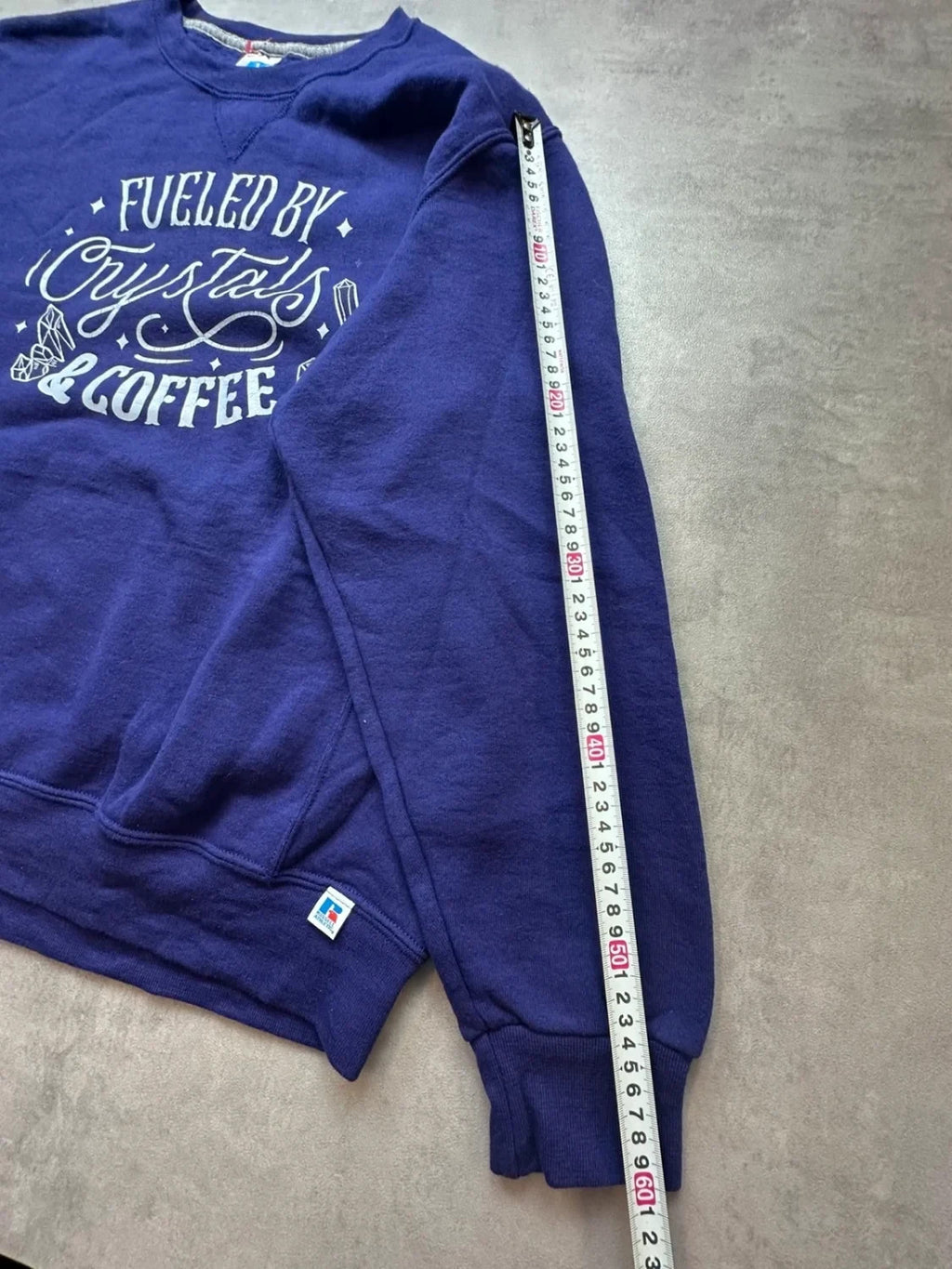 Sweat Russell Athletic Vintage Crystals & Coffee Violet – USA