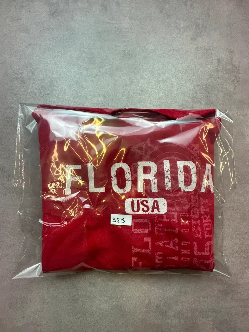 Sweat Vintage Florida USA Rouge – College & Sportswear