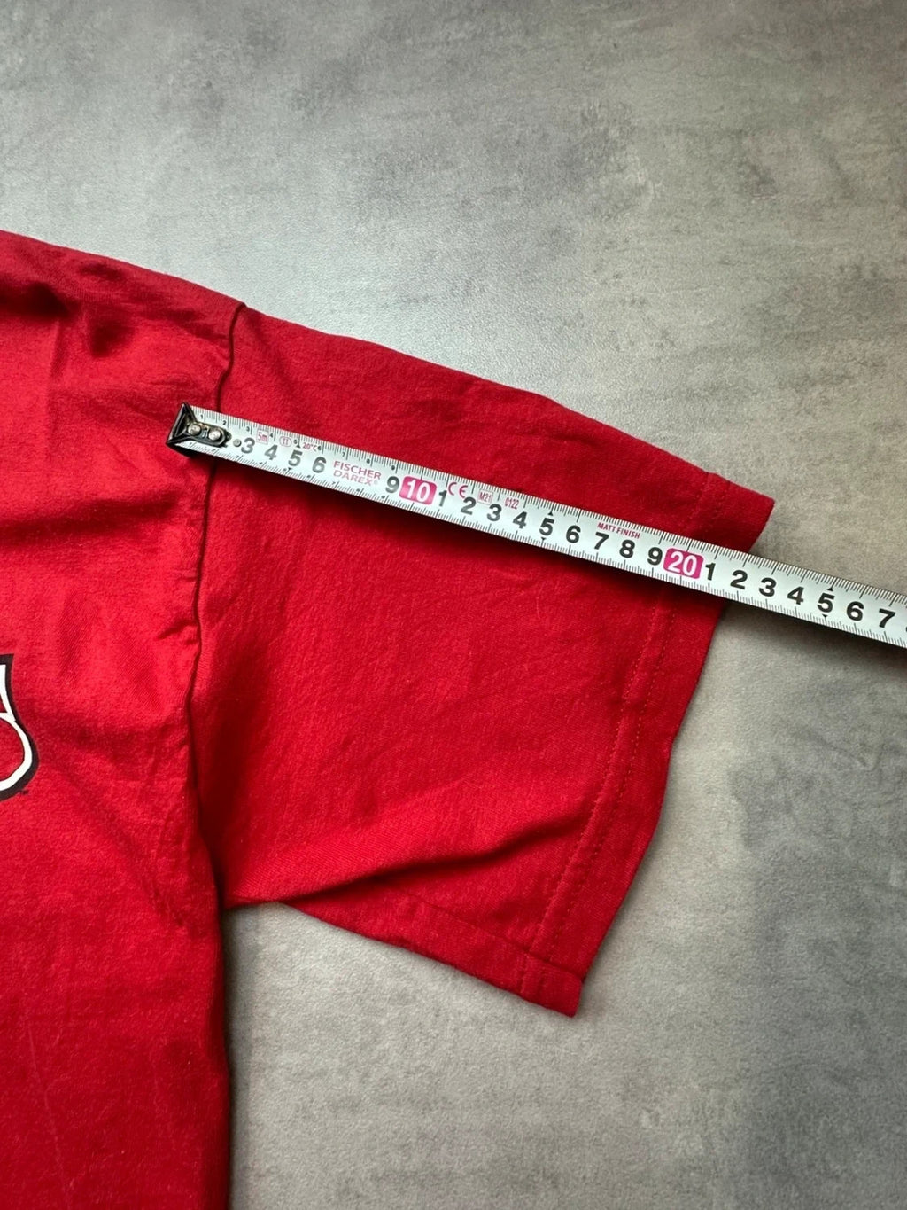 Tee-Shirt Vintage 90's Ball State Cardinals Rouge