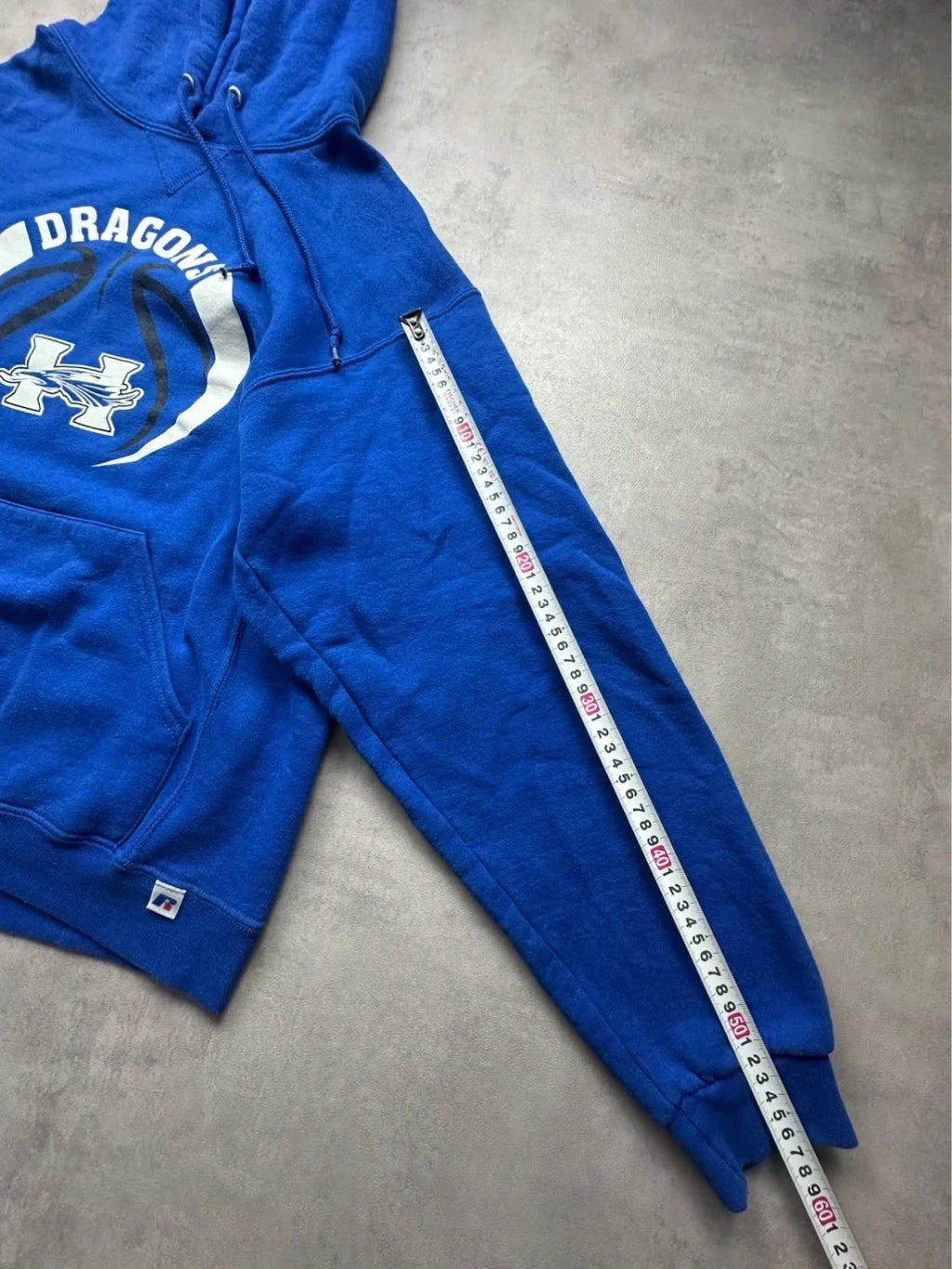 Sweat Vintage Russell Athletic Dragons Basketball – Bleu M