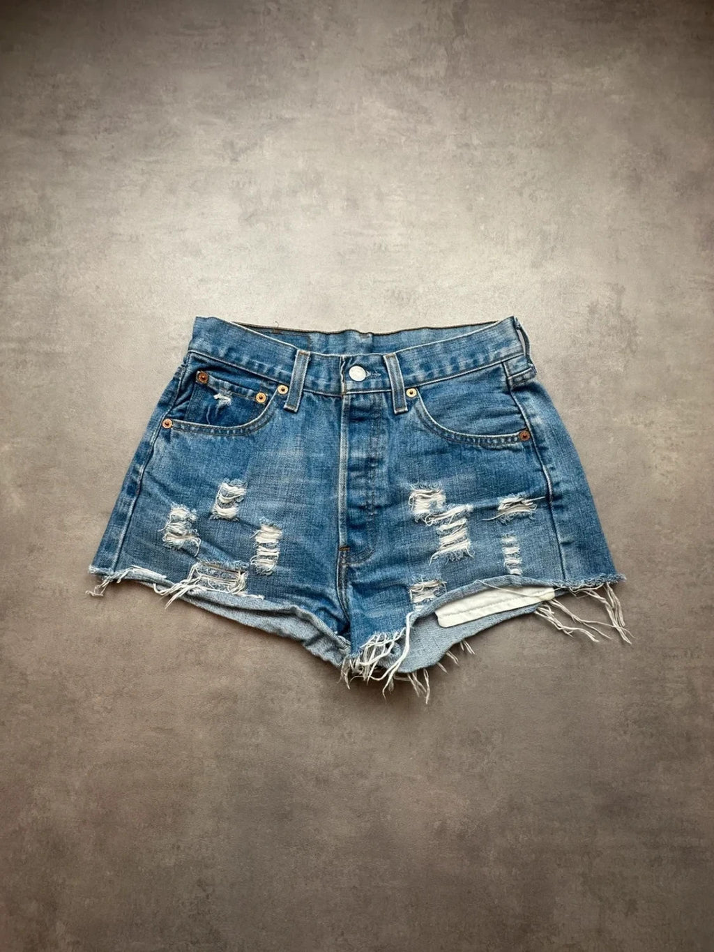 Short en Jean Levi's Vintage Destroy Regular Fit