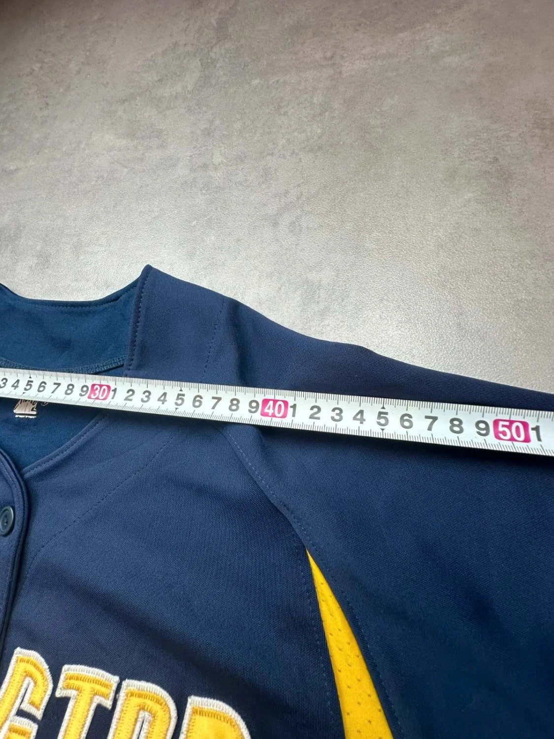 Maillot Baseball Lexington Minutemen #23 Augusta Sportswear – Navy & Jaune – Vintage USA
