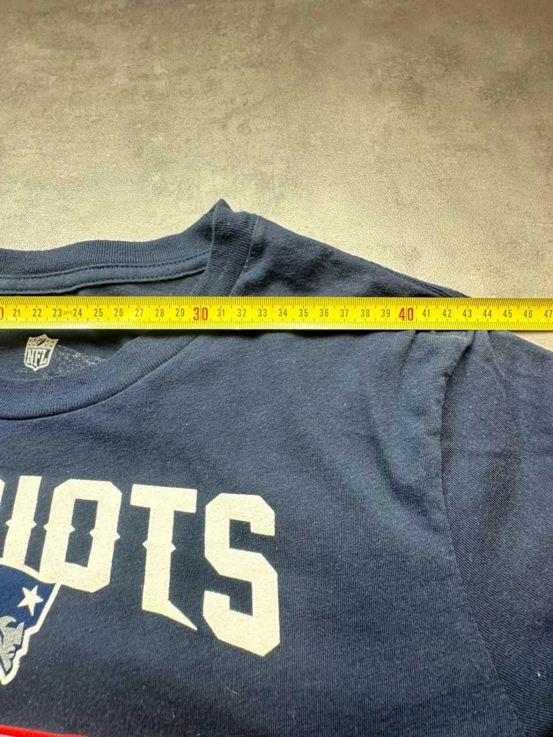 Tee-Shirt NFL Rob Gronkowski #87 New England Patriots Vintage – Navy
