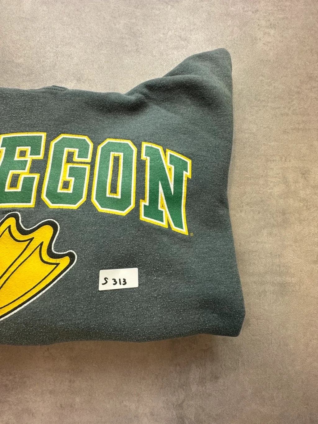 Hoodie Vintage Oregon Ducks University Gris Anthracite – Y2K NCAA Streetwear