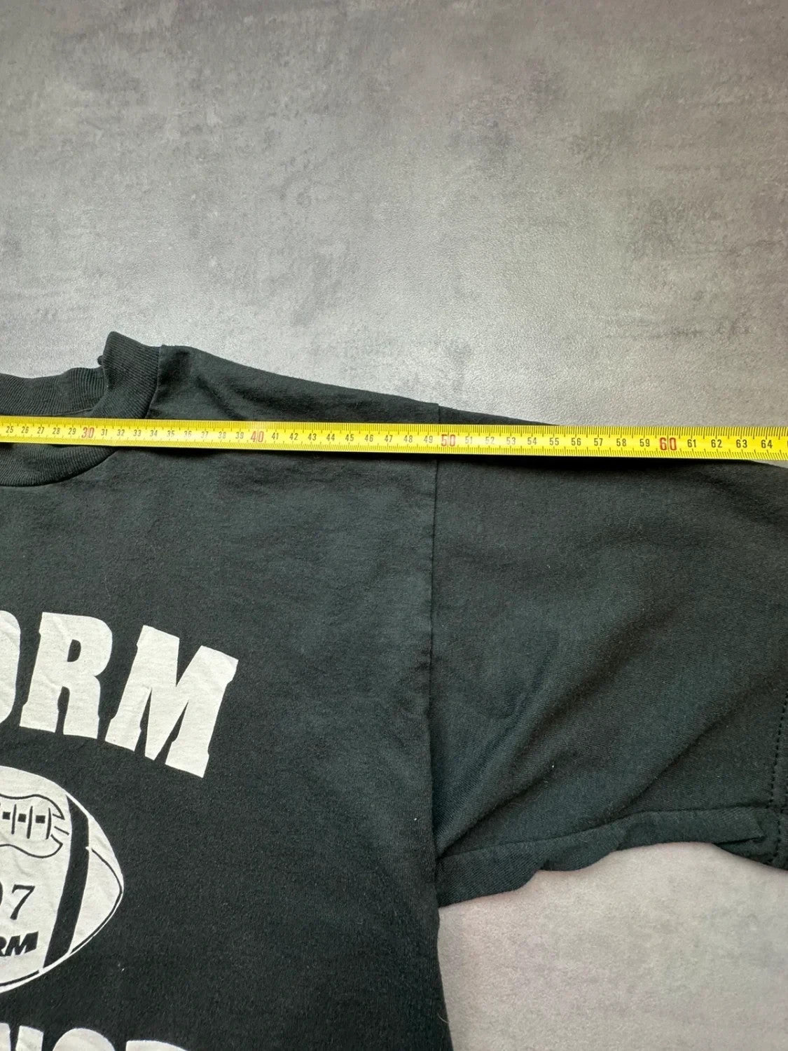 Tee-Shirt Vintage Storm Offense 1997 Noir