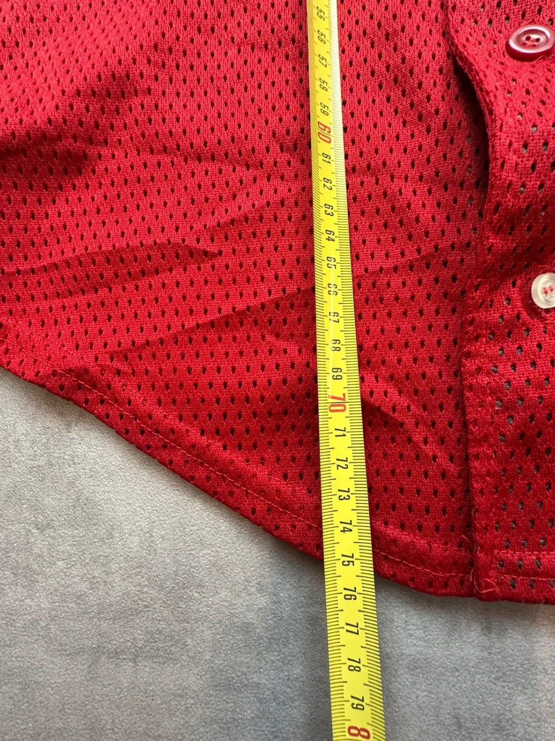 Maillot Baseball Jersey Vintage Westy Rouge