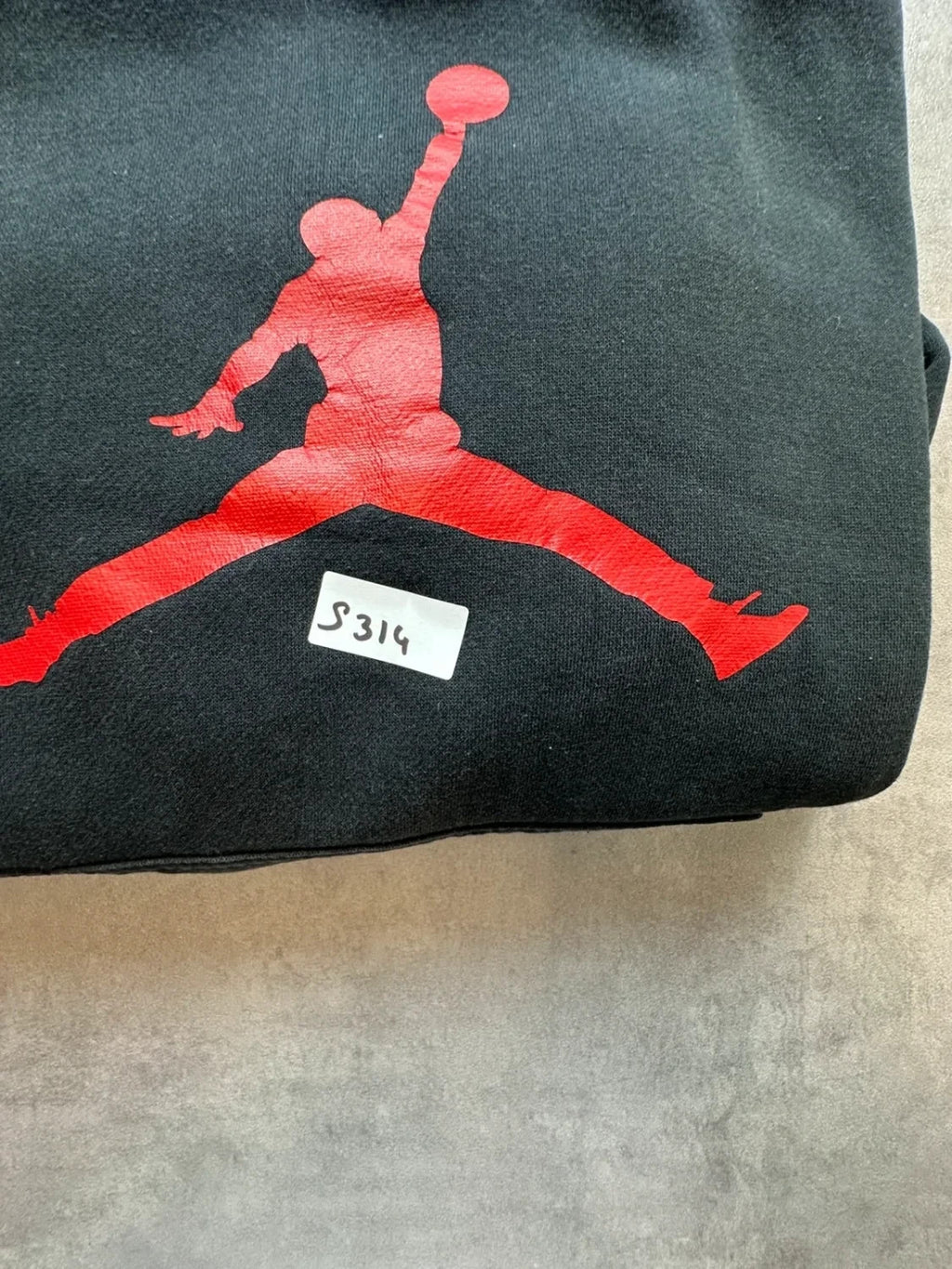 Hoodie Vintage Air Jordan Jumpman Noir & Rouge – Sweat Sportswear Y2K Streetwear