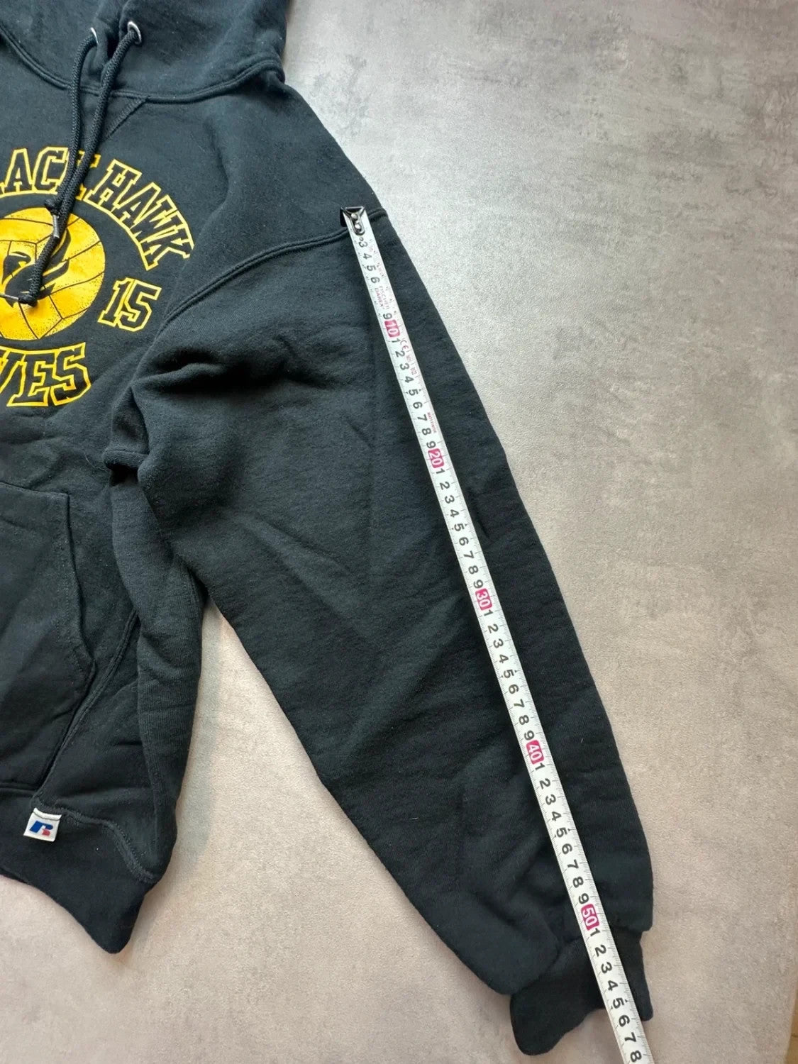 Sweat Russell Athletic Vintage Blackhawk Braves 2015 Noir – USA