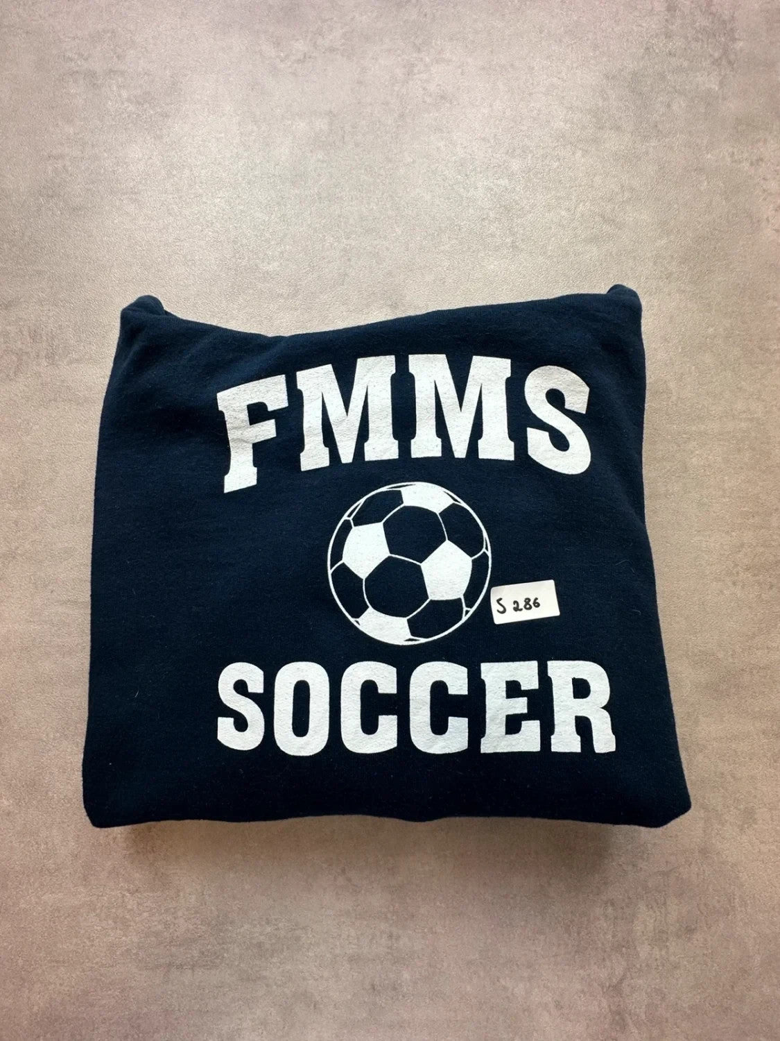 Hoodie Vintage FMMS Soccer – Bleu Marine
