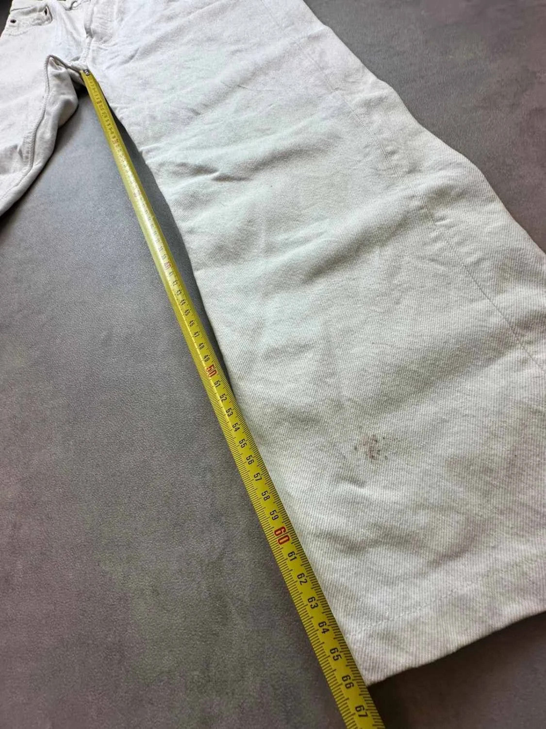 Pantalon Jean Levi's Strauss & Co Vintage Blanc
