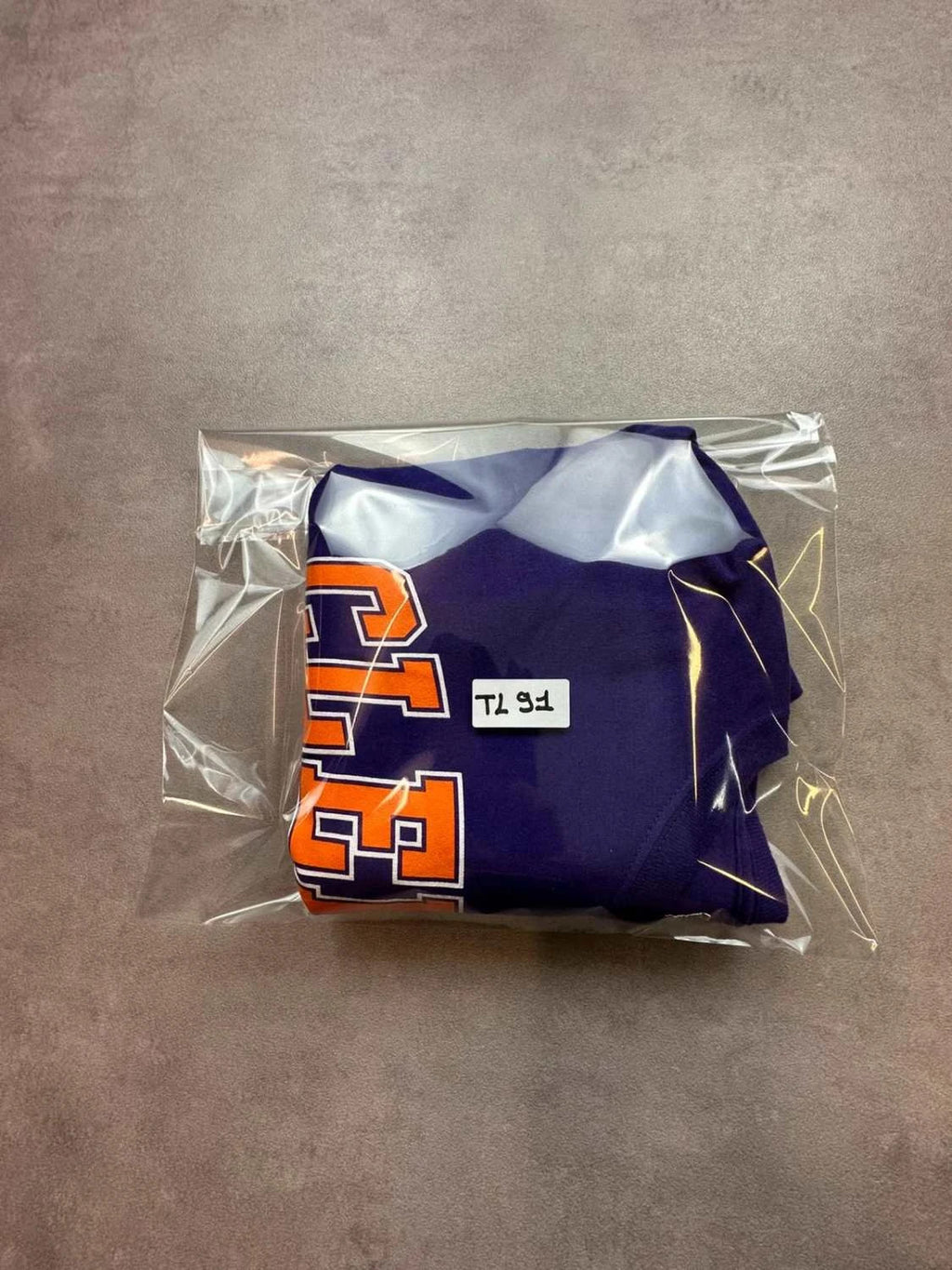 T-Shirt Manches Longues Clemson Tigers Vintage Fanatics Violet