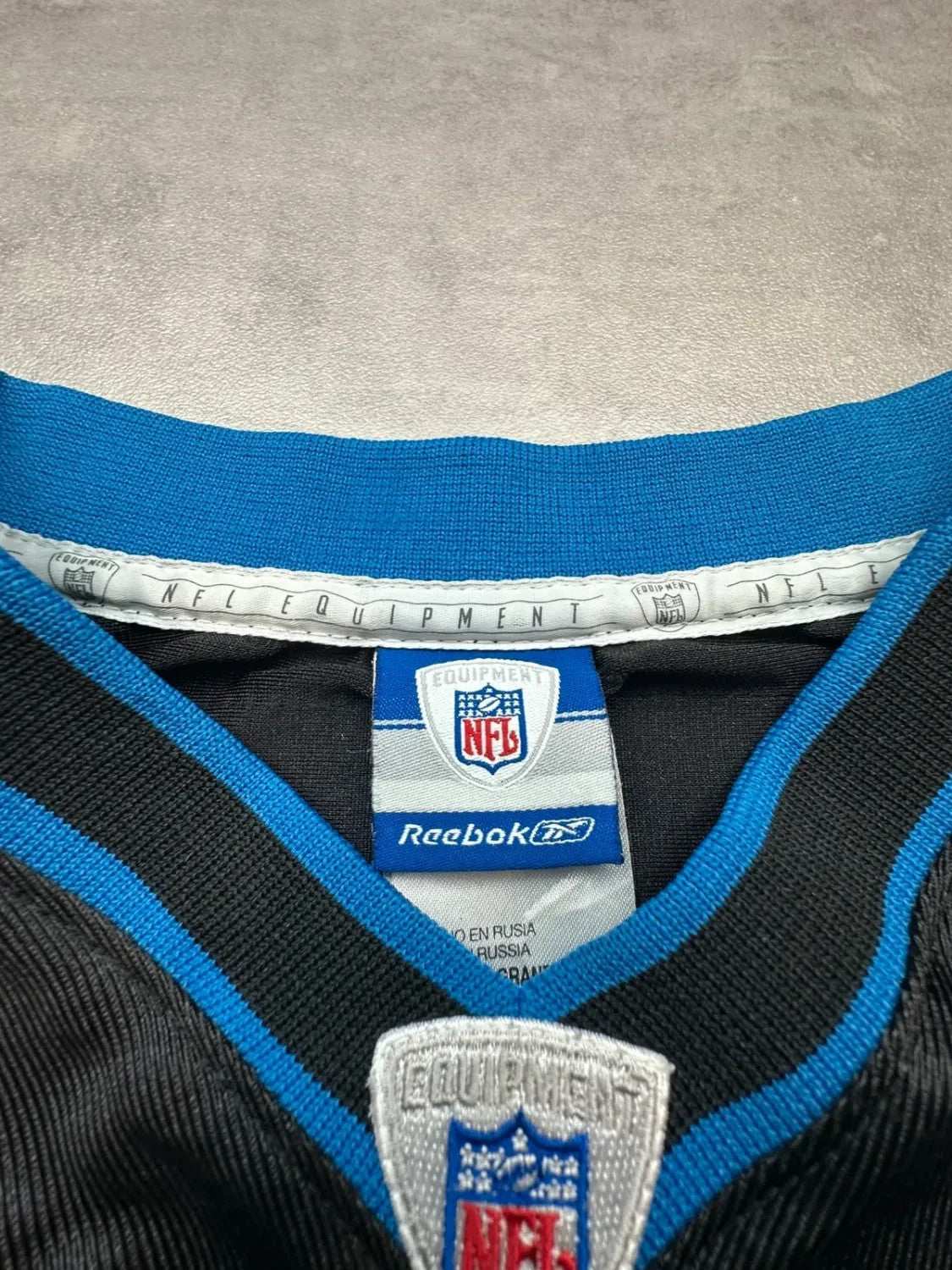 Maillot NFL Vintage Detroit Lions #21 Cullin Noir & Bleu