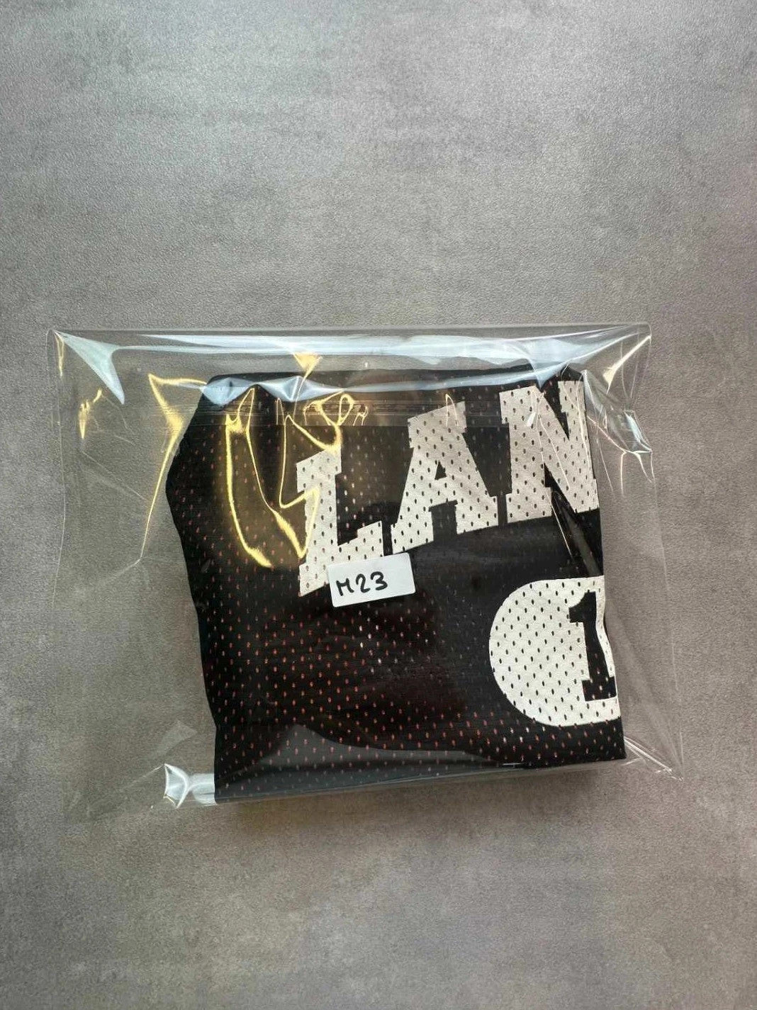 Maillot Lacrosse Vintage Landon #10 Réversible Noir Orange