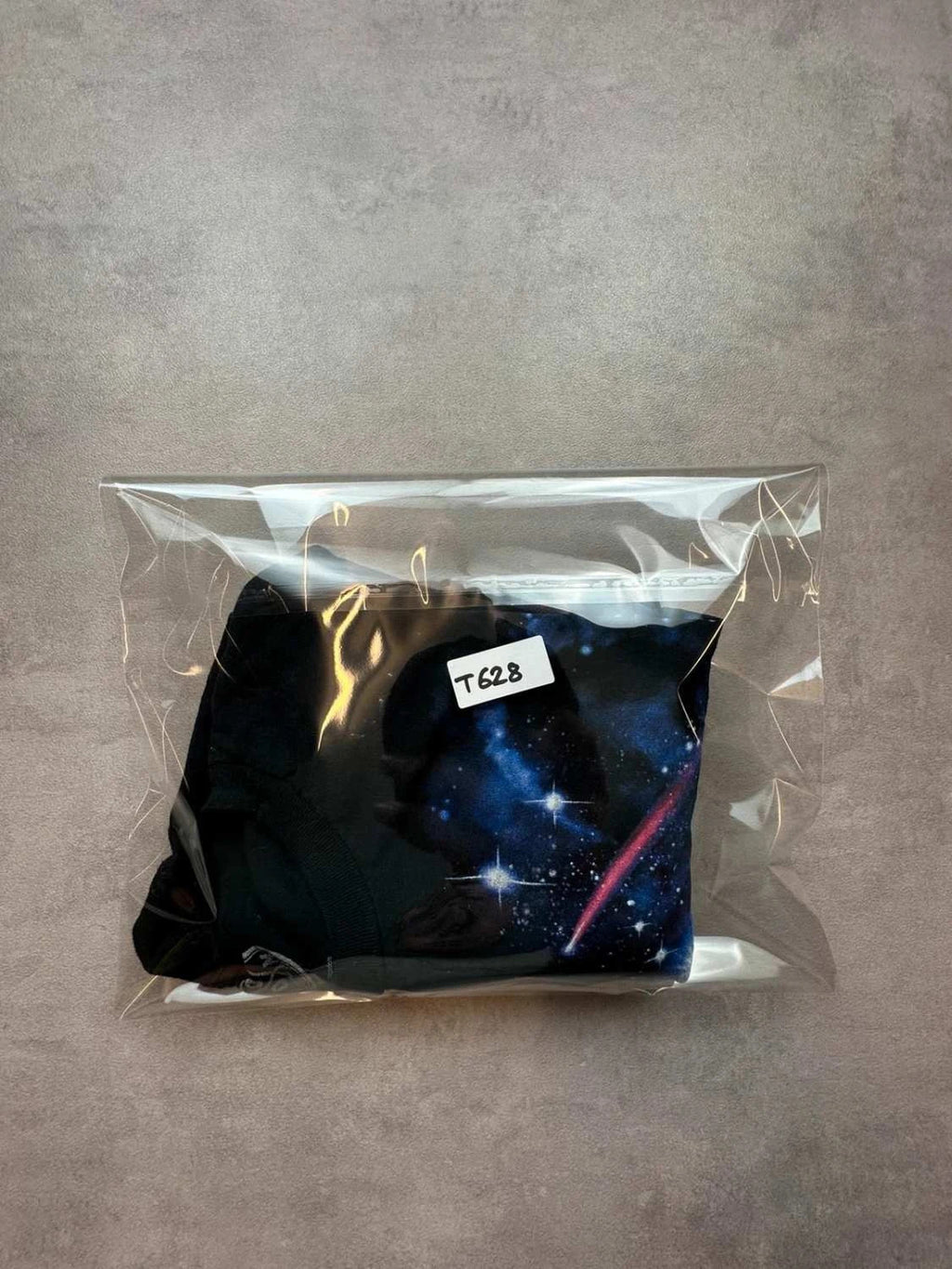 T-Shirt Vintage Galaxy Wolf Noir