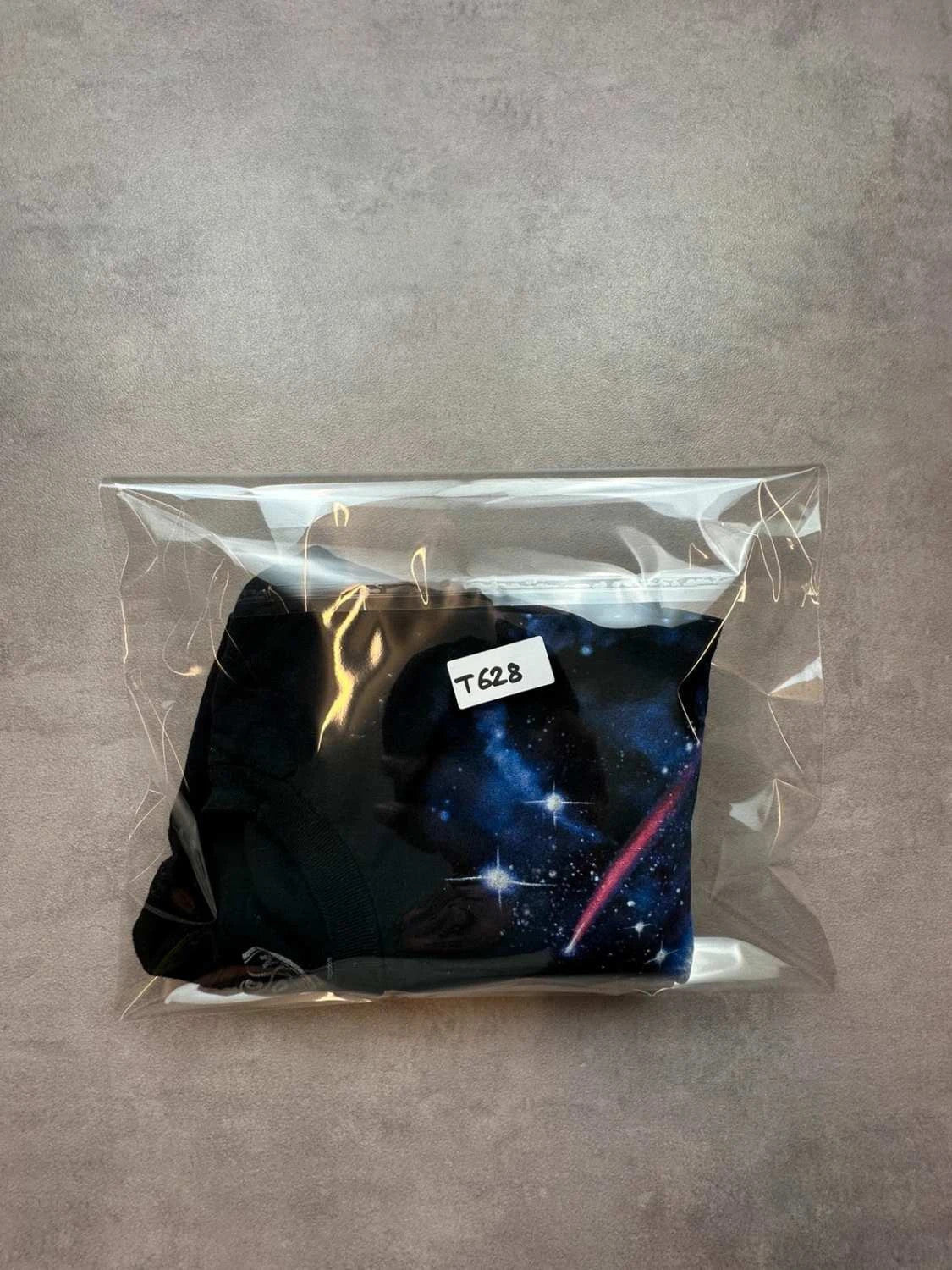 T-Shirt Vintage Galaxy Wolf Noir
