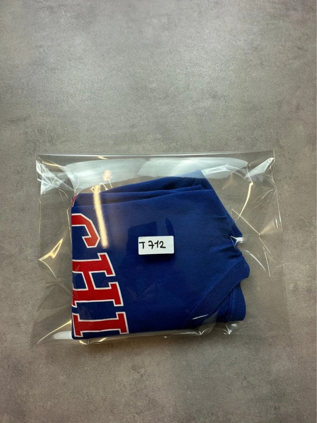 Maillot MLB Vintage Chicago Cubs Majestic Baseball Bleu