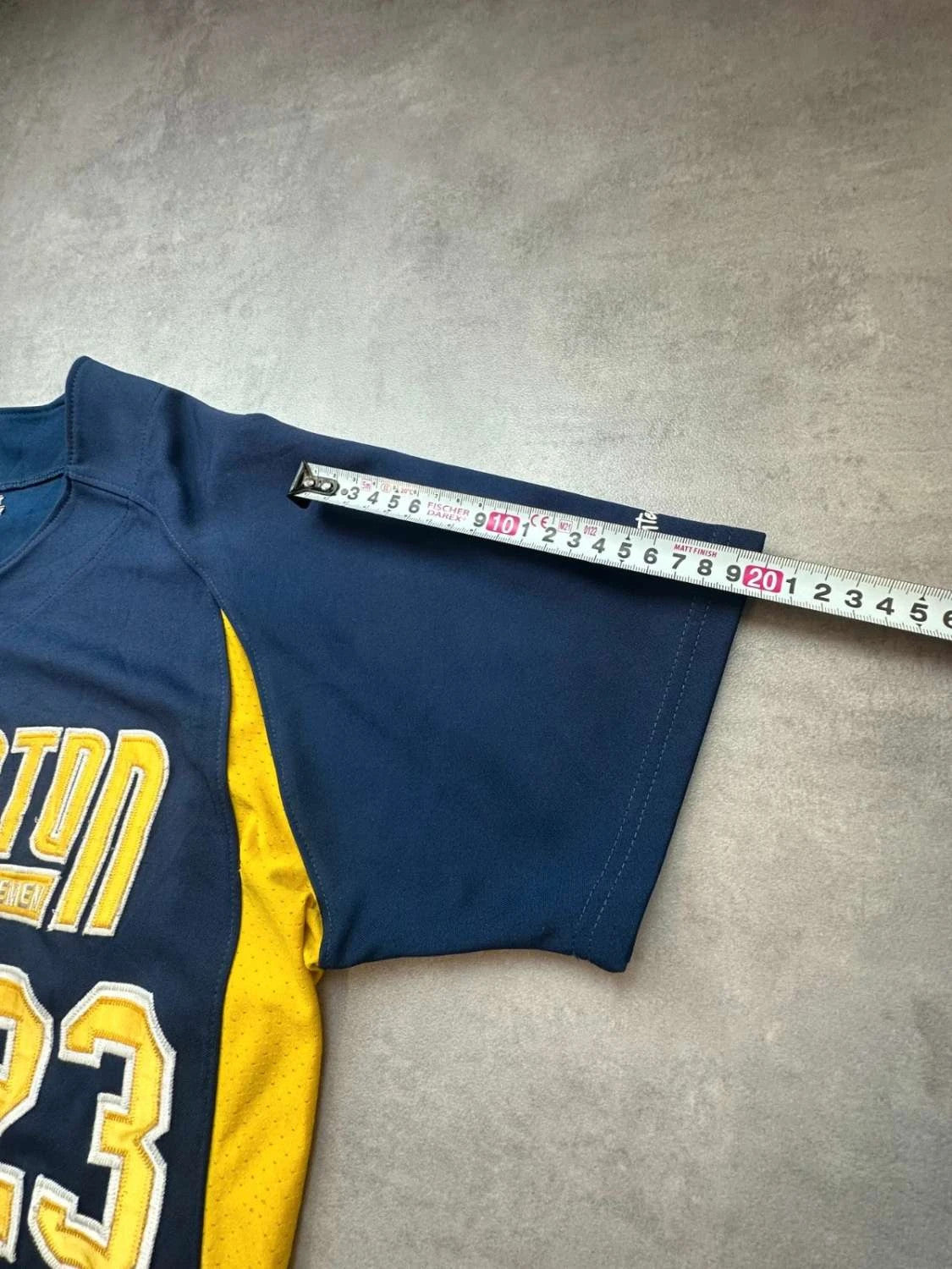 Maillot Baseball Lexington Minutemen #23 Augusta Sportswear – Navy & Jaune – Vintage USA