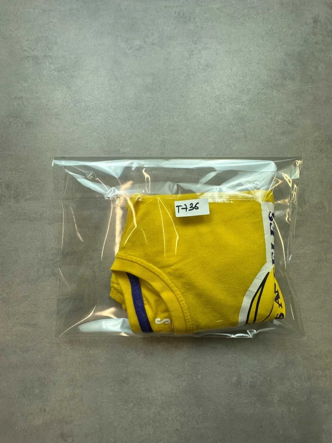 Tee-shirt NBA Vintage Los Angeles Lakers Jaune