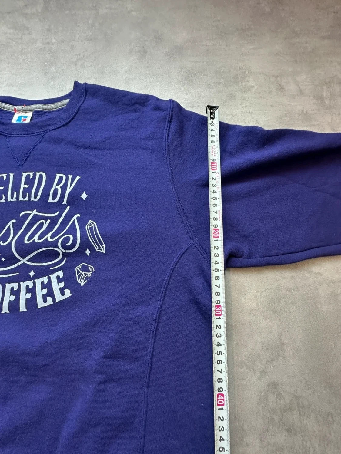 Sweat Russell Athletic Vintage Crystals & Coffee Violet – USA
