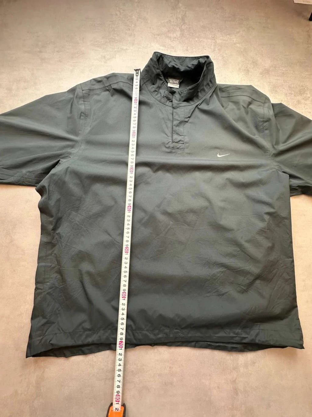 Nike Golf Storm-FIT Vintage Coupe-Vent Noir Y2K – Swoosh Brodé