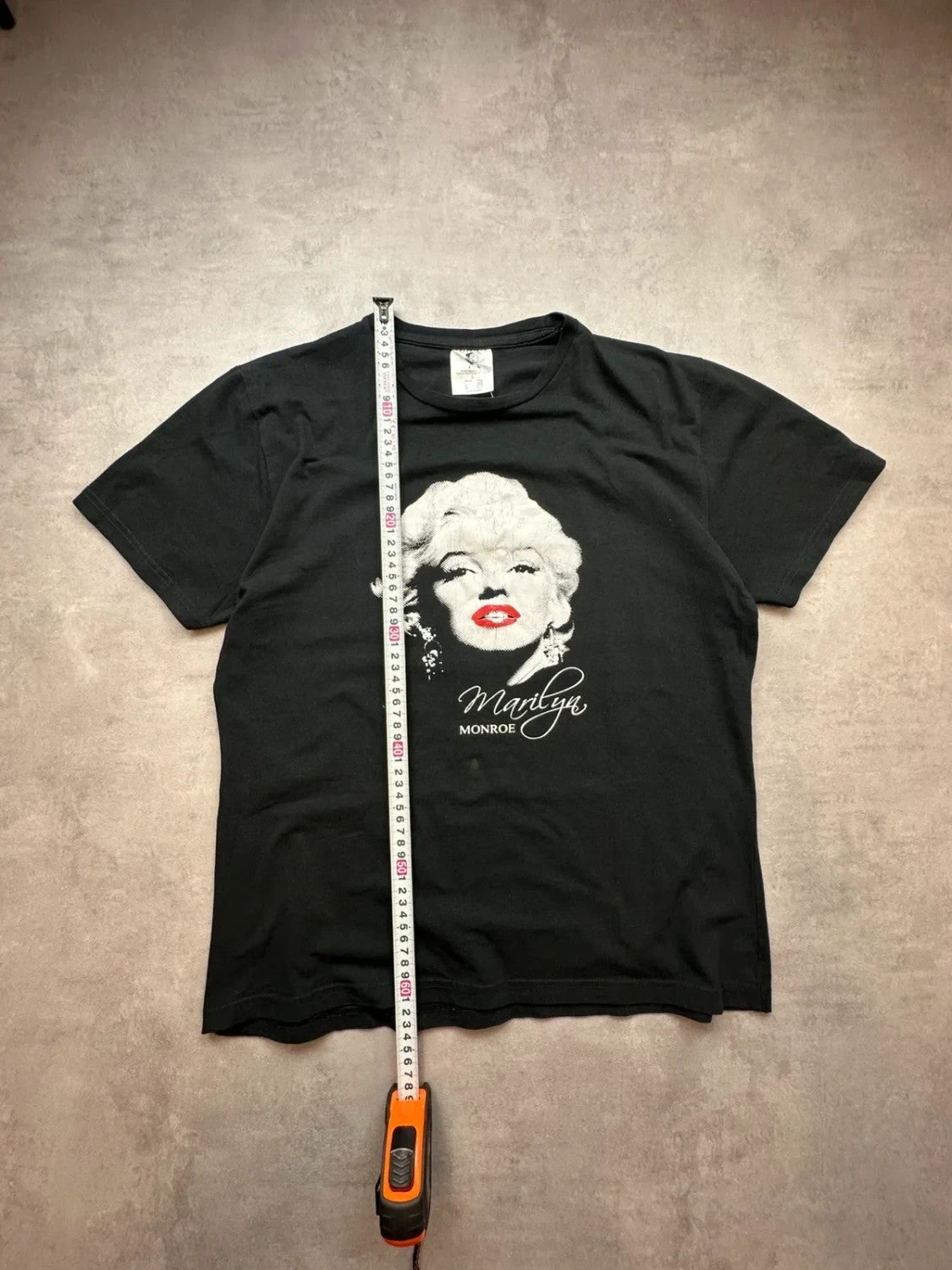 T-Shirt Vintage Marilyn Monroe Print – Noir