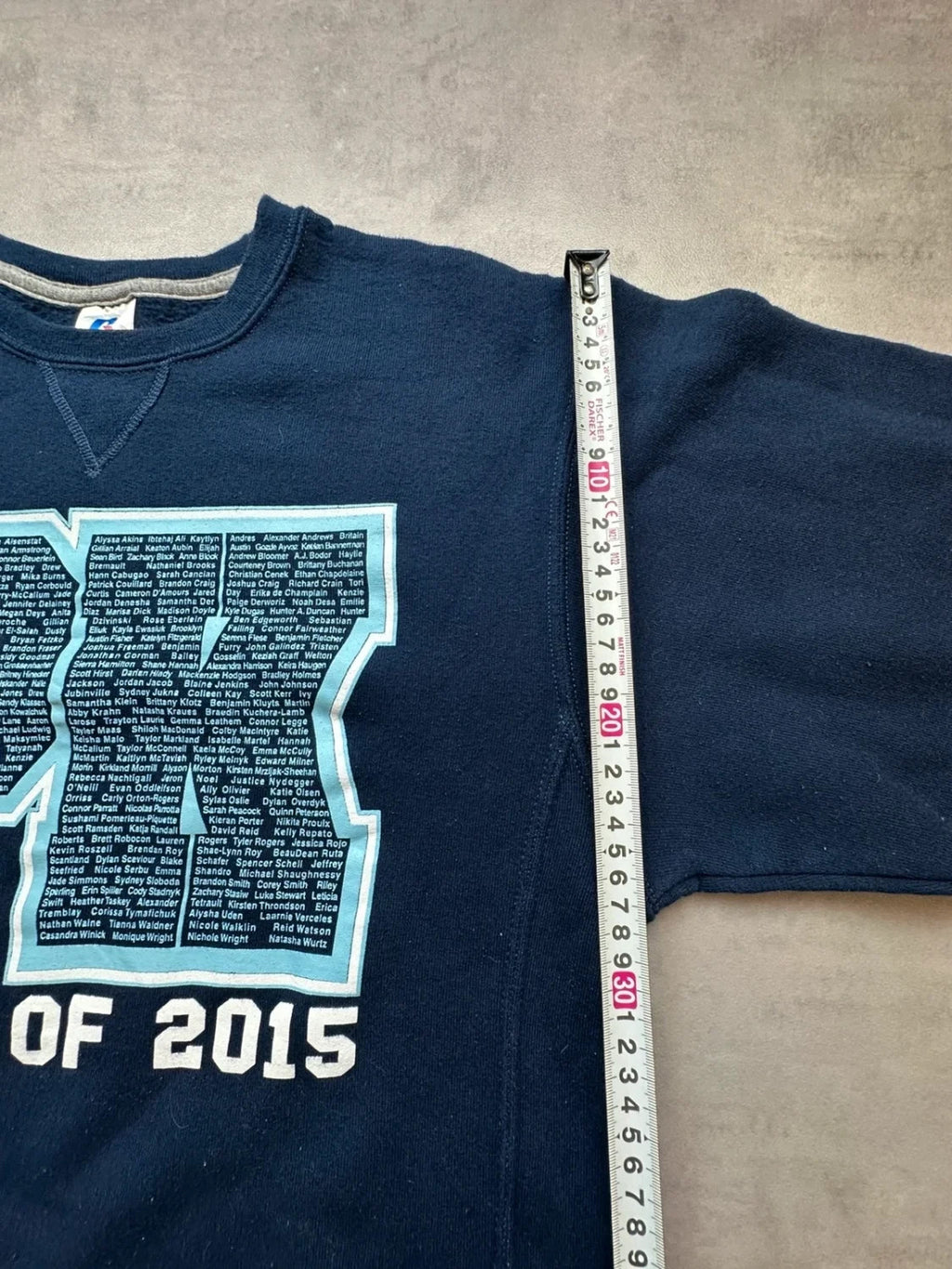 Sweat Vintage Class 2015 PK Navy – College & Graduation USA