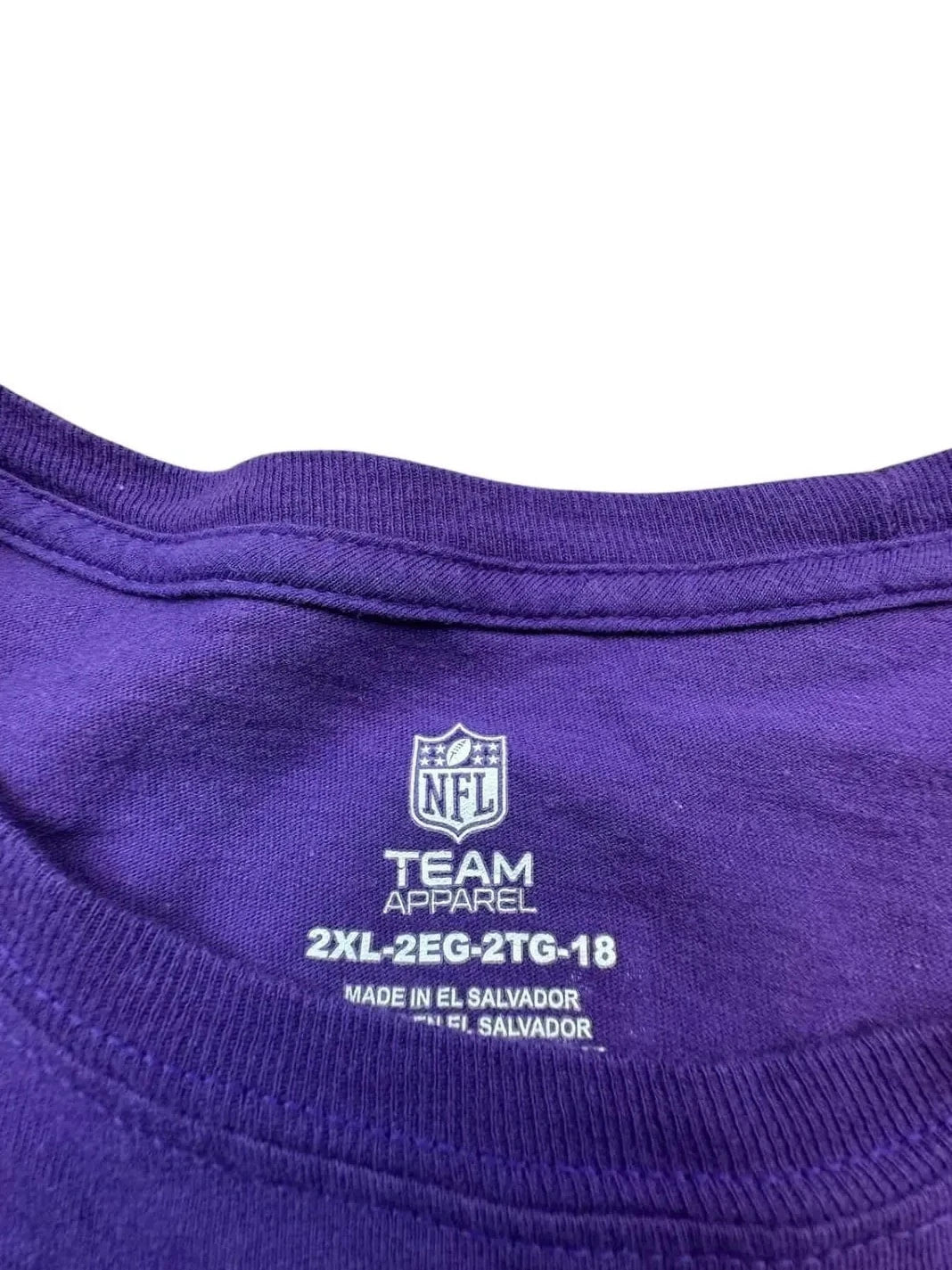 Tee-Shirt NFL Vintage Minnesota Vikings Diggs #14 Violet