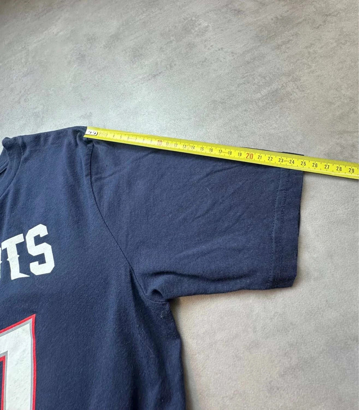 Tee-Shirt NFL Rob Gronkowski #87 New England Patriots Vintage – Navy