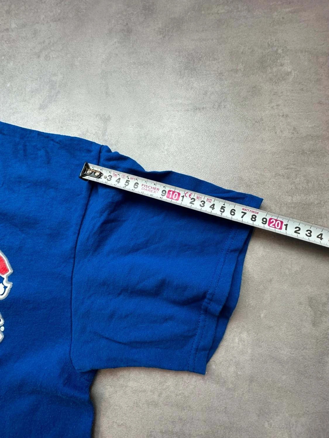T-Shirt Vintage Chicago Cubs Baez #9 Bleu