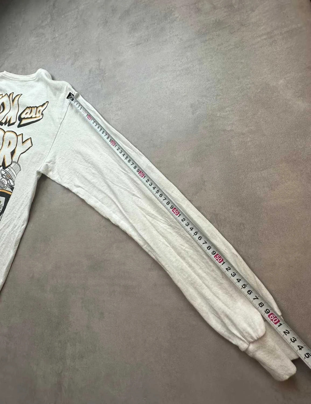 Tee Shirt Vintage Tom & Jerry Longsleeve Blanc – Graphic Print Y2K 90s