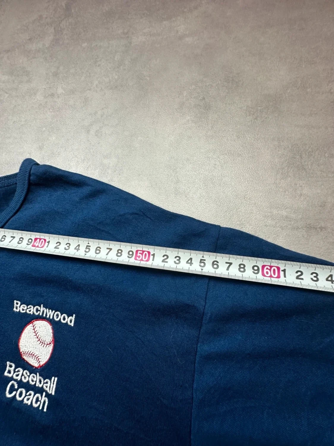 Tee-shirt Vintage Beachwood Baseball Coach Bleu Marine
