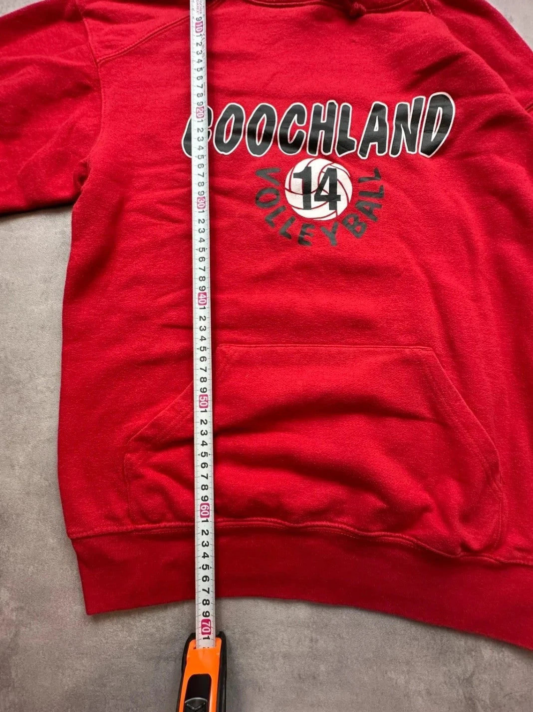 Sweat Vintage USA Goochland Volleyball Rouge