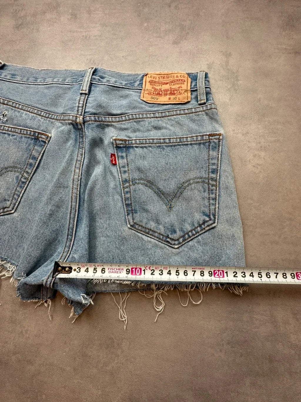 Short en Jean Levi's Vintage Destroy Regular Fit