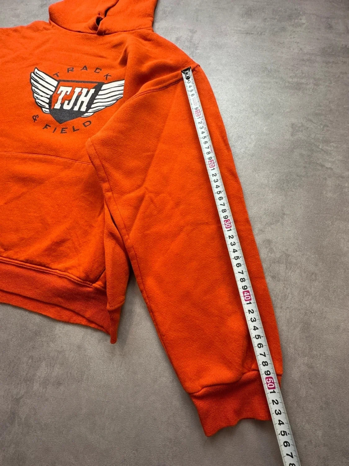 Sweat Russell Athletic Vintage TJH Track & Field Orange – Athlétisme USA