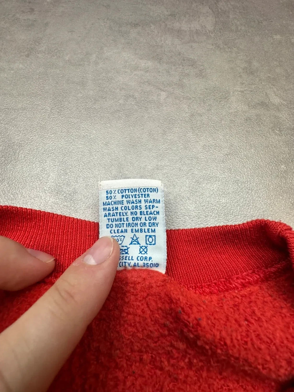 Sweat Russell Athletic Vintage St Johns Football Rouge – USA