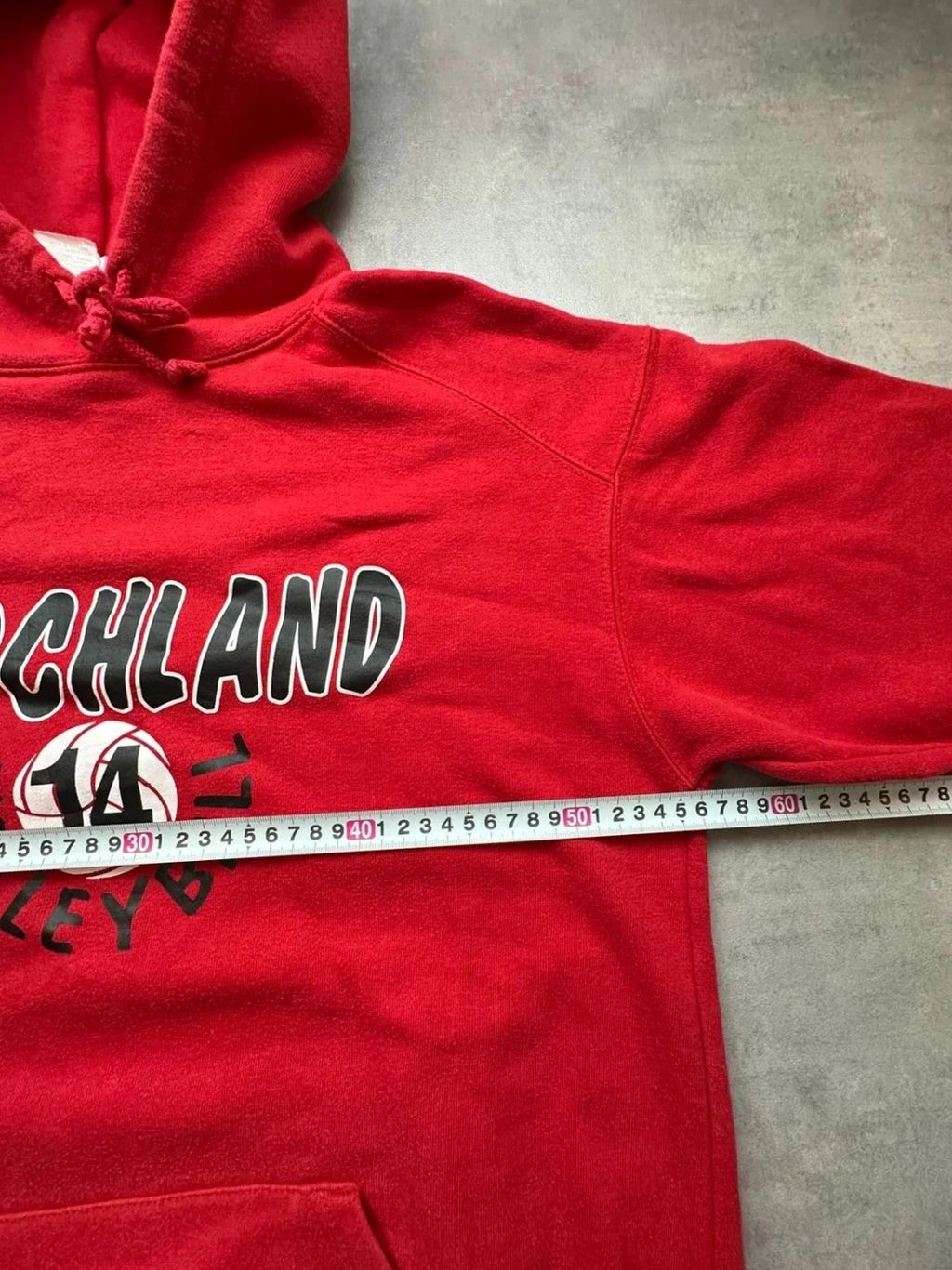 Sweat Vintage USA Goochland Volleyball Rouge