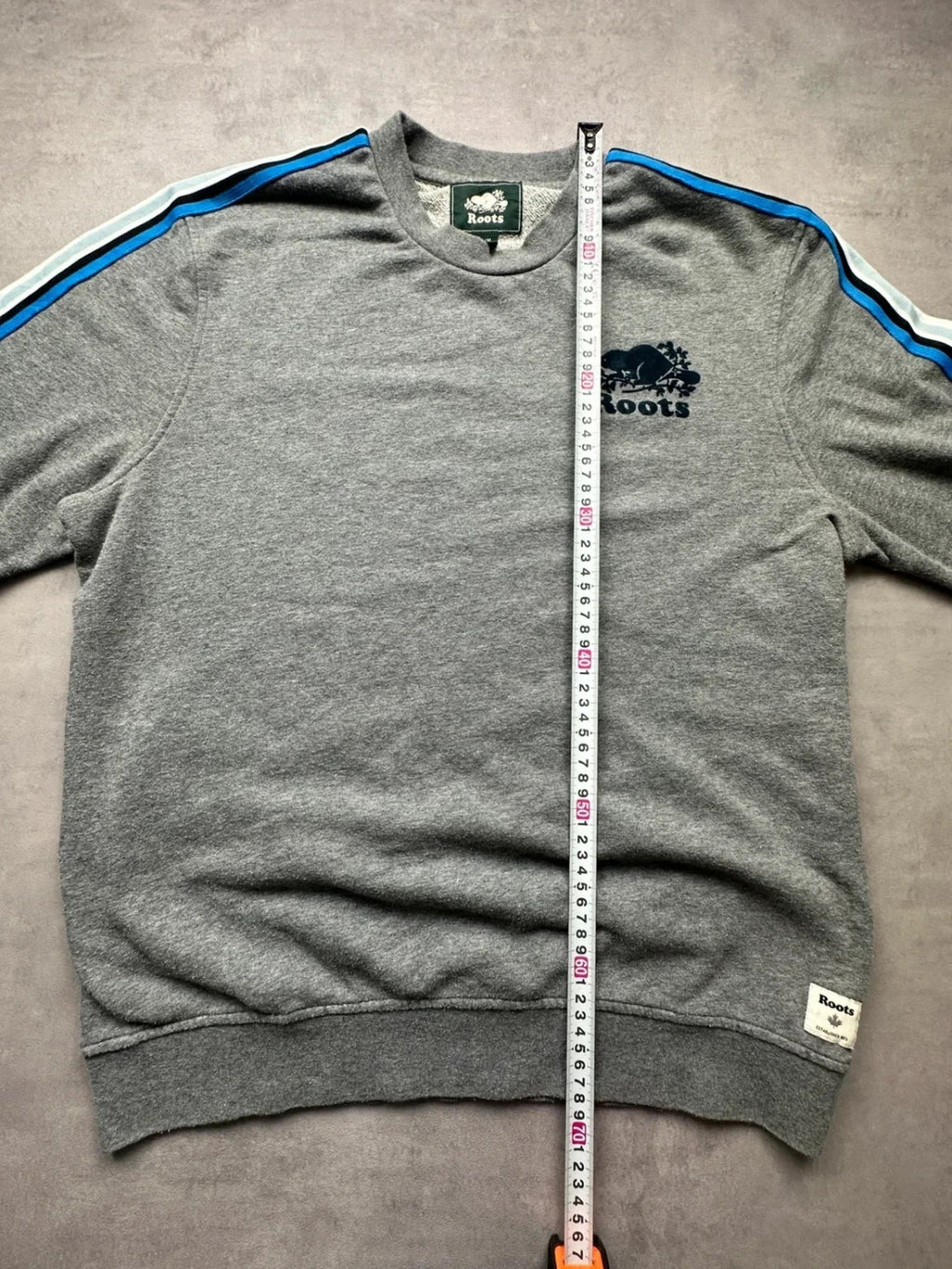 Sweat Roots Vintage Print Gris