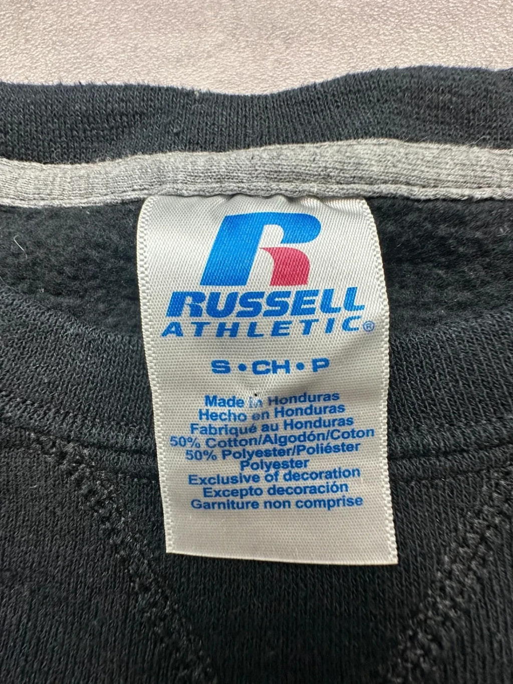 Sweat Russell Athletic Vintage Football Play Off 2018 Noir