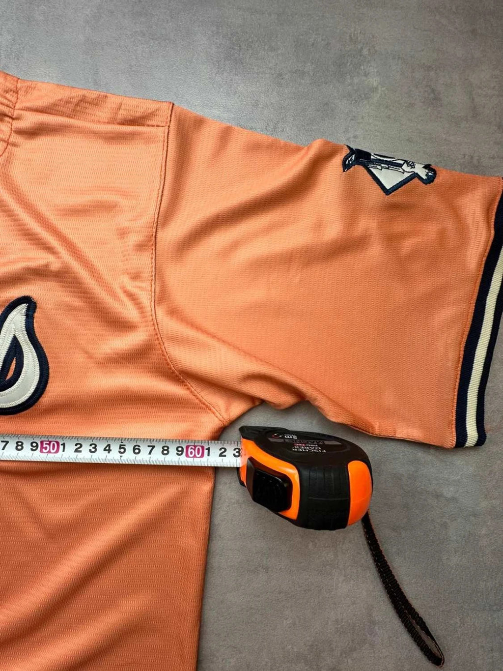 Maillot Vintage Atlanta Braves MLB Daddy’s Girl #1 – Corail