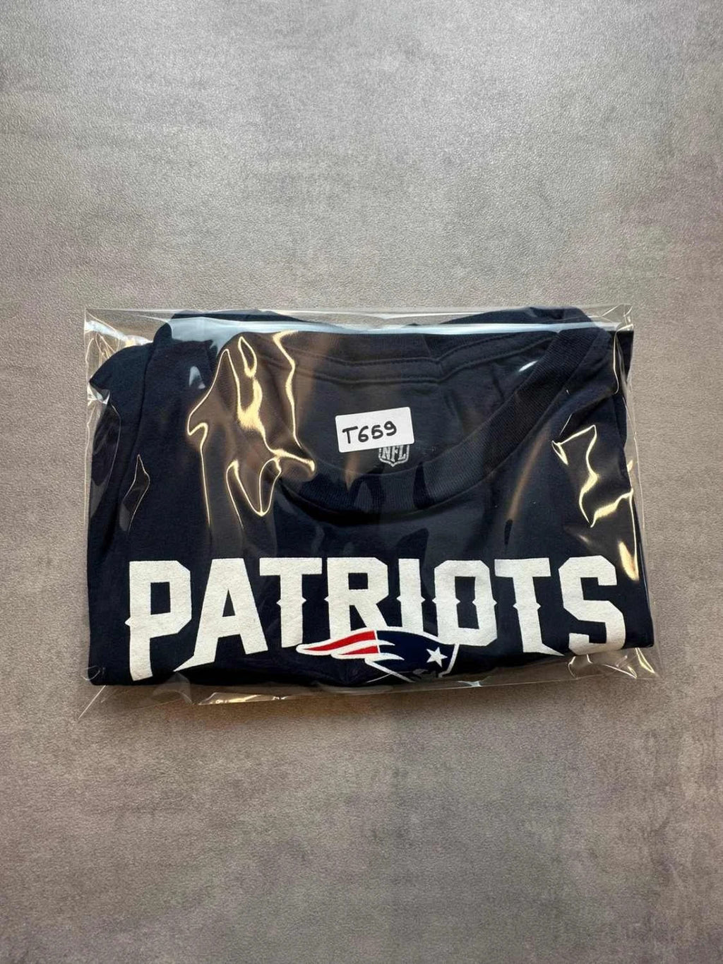Tee-Shirt NFL Rob Gronkowski #87 New England Patriots Vintage – Navy