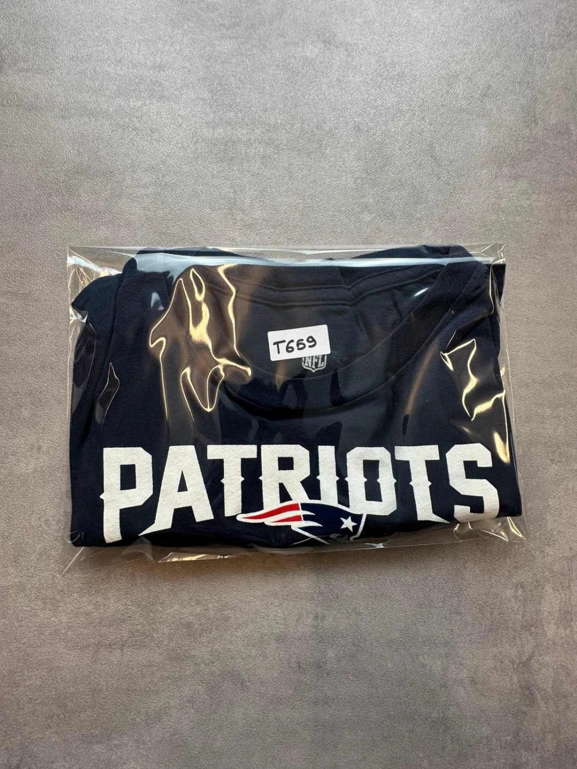 Tee-Shirt NFL Rob Gronkowski #87 New England Patriots Vintage – Navy
