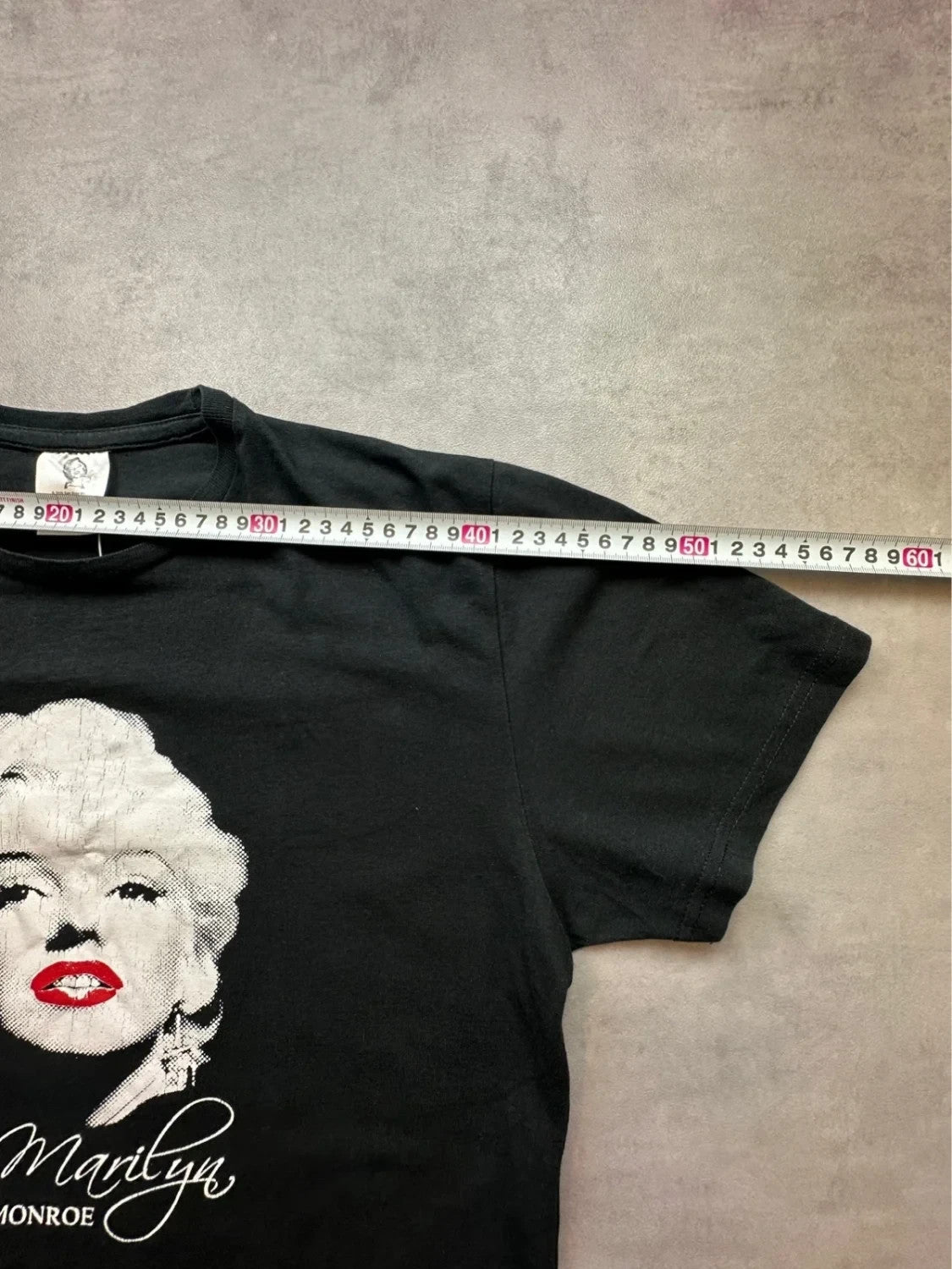 T-Shirt Vintage Marilyn Monroe Print – Noir