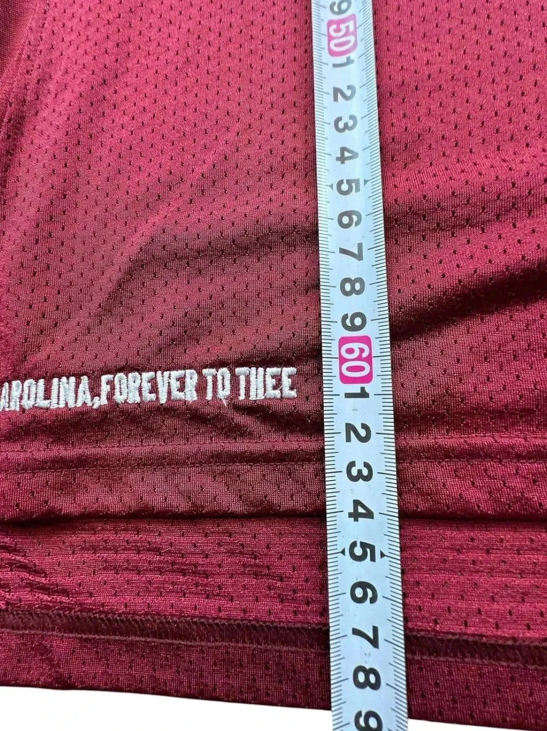 Maillot Under Armour Vintage South Carolina #17 Bordeaux