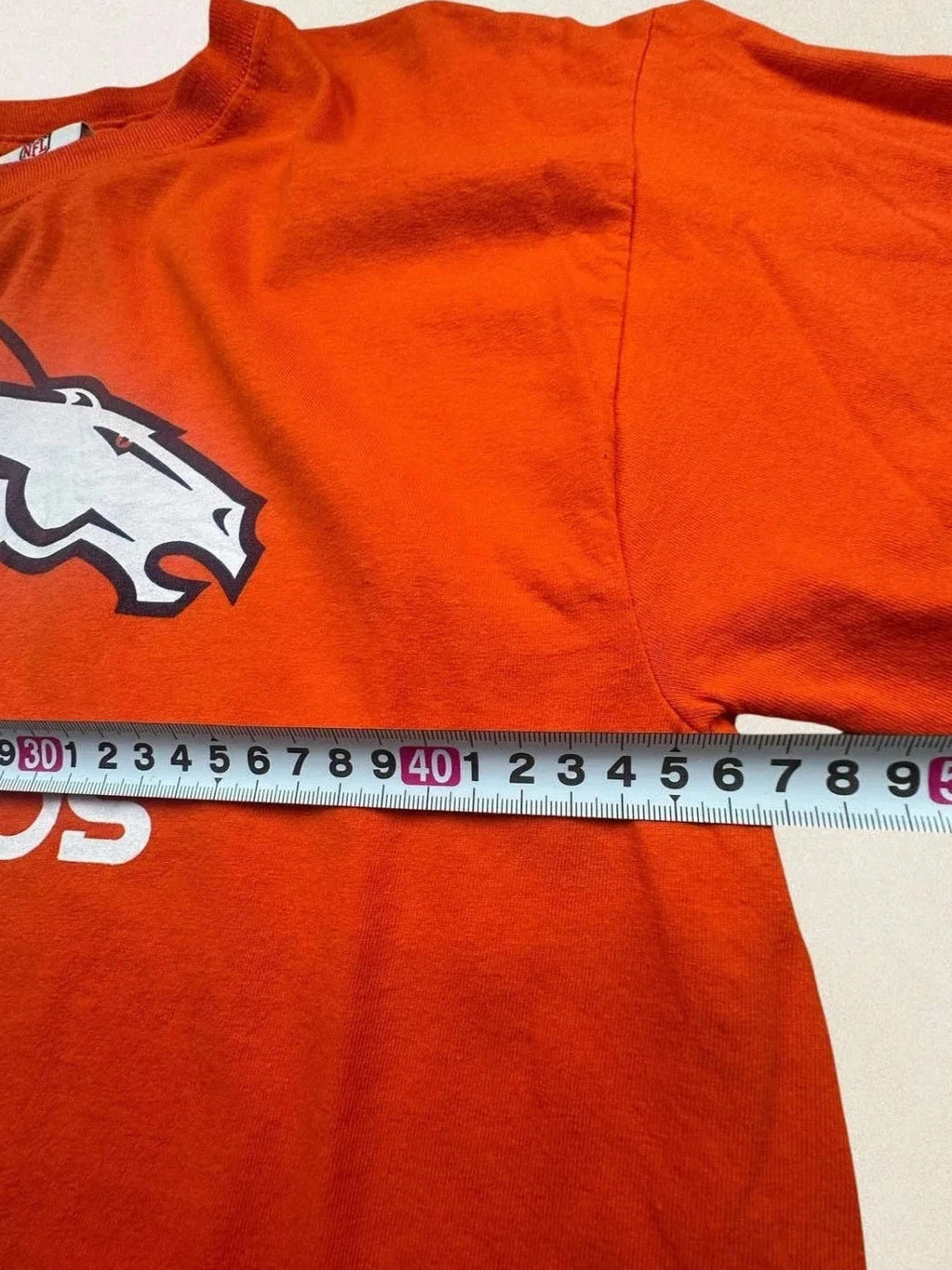 Tee-Shirt Vintage Denver Broncos Football Orange