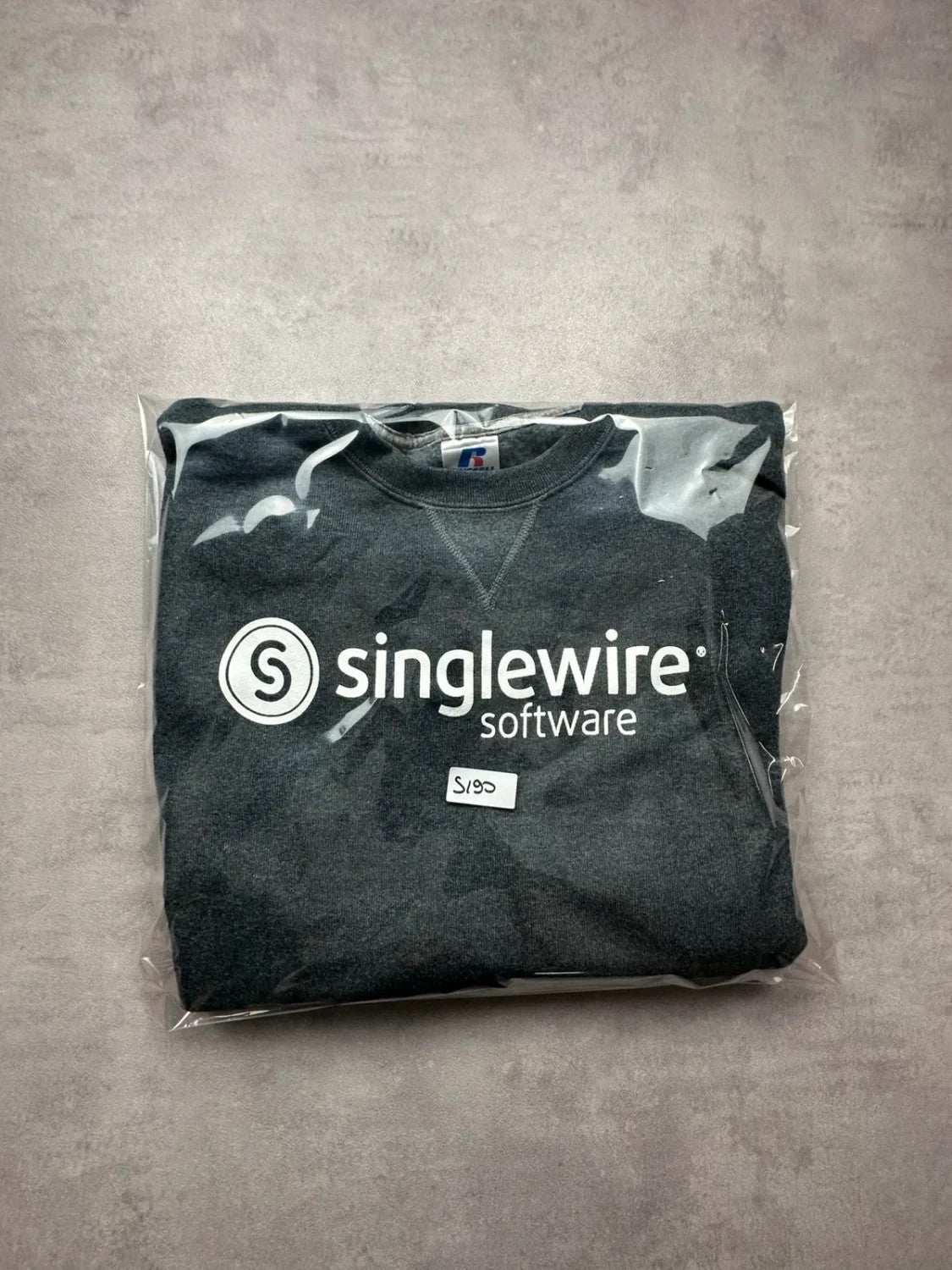 Sweat Russell Athletic Vintage Singlewire Software Gris